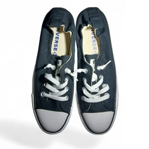 Converse Navy and White Low Top Sneakers - Picture 3 of 4